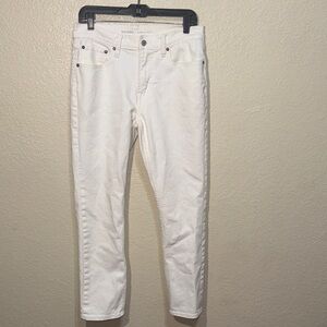 Old Navy Slim White Denim Jeans 32x30